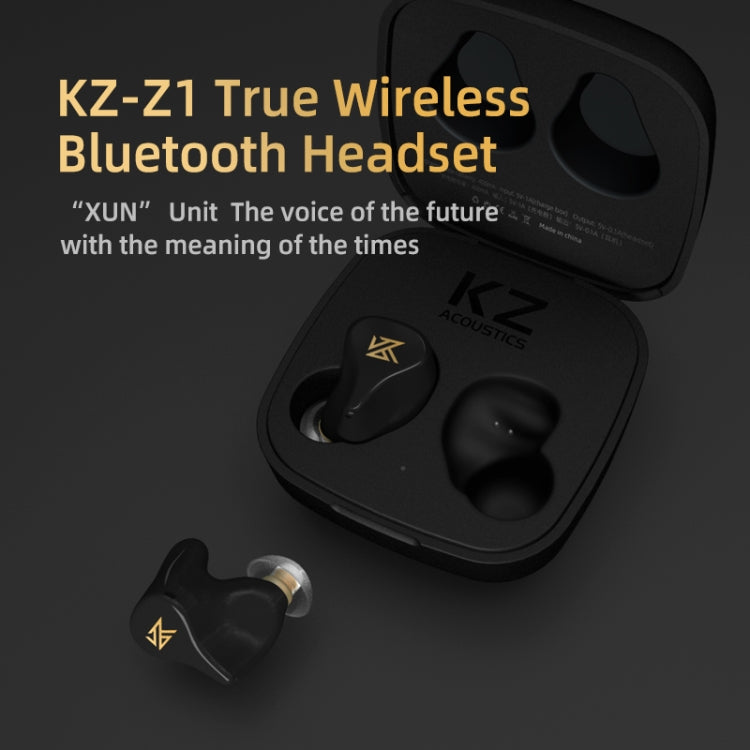 KZ Z1 1DD Dynamic True Wireless Bluetooth 5.0 Sports In-ear Earphone(Green) - free shipping - PMC TechLife - Order now!