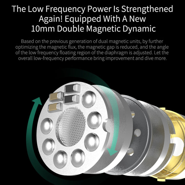 KZ ZSX 12-unit Ring Iron Metal Gaming In-ear Wired Earphone, Standard Version(Cyan) - free shipping - PMC TechLife - Order now!