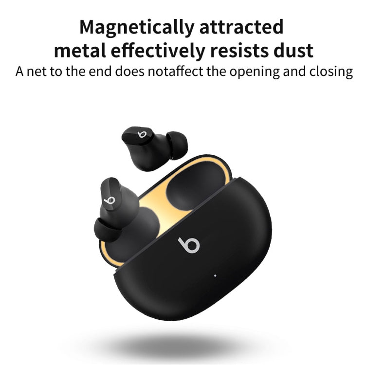 For Beats Studio Buds Wireless Bluetooth Earphone Magic Sound Metal Protective Sticker(Silver) - Protective Sticker by PMC TechLife | Online Shopping South Africa | PMC TechLife