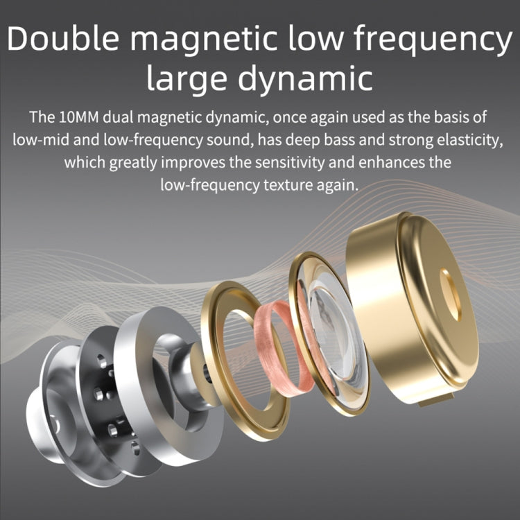 KZ DQ6 3-unit Dynamic HiFi In-Ear Wired Earphone No Mic(Grey) - free shipping - PMC TechLife - Order now!