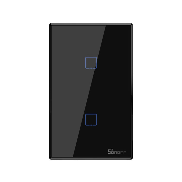Sonoff T3 US-TX 433 RF WIFI Smart Remote Control Wall Touch Switch, US Plug, Style:Double Buttons - free shipping - PMC TechLife - Order now!