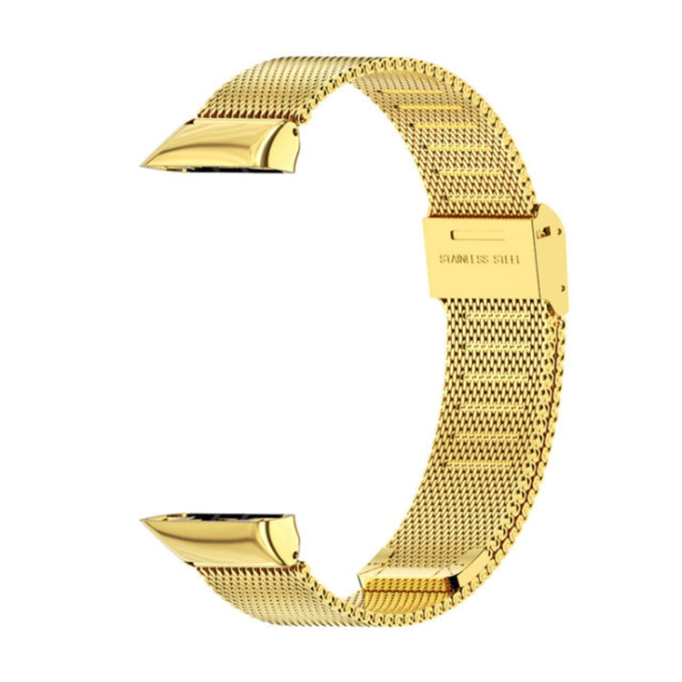 For Huawei Band 6 / Honor Band 6 / 7 MIJOBS Milan Stainless Steel Watch Band(Gold) - Watch Bands by MIJOBS | Online Shopping South Africa | PMC TechLife | Buy Now Pay Later Mobicred