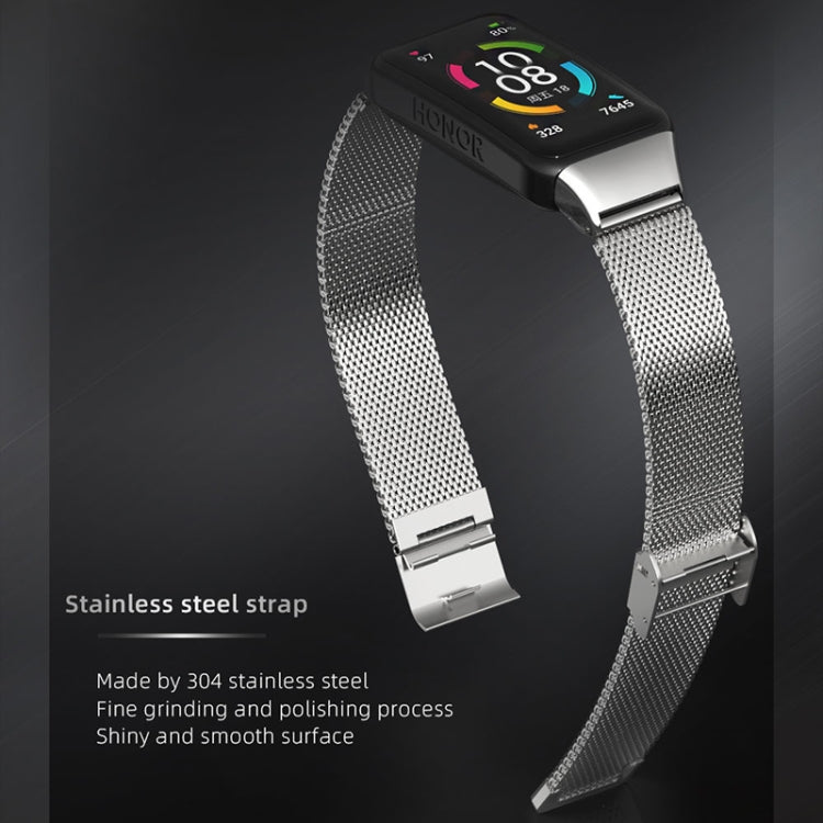 For Huawei Band 6 / Honor Band 6 / 7 MIJOBS Milan Stainless Steel Watch Band(Rose Gold) - free shipping - PMC TechLife - Order now!