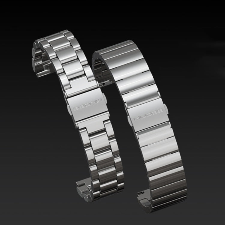 For Huawei Band 6 / Honor Band 6 / 7 MIJOBS Bamboo Joint Stainless Steel Metal Buckle Watch Band(Black) - Watch Bands by MIJOBS | Online Shopping South Africa | PMC TechLife | Buy Now Pay Later Mobicred