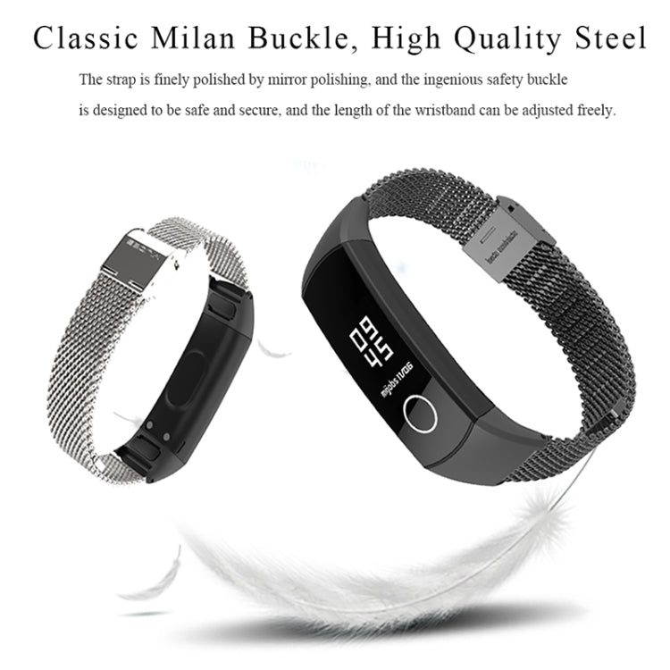For Honor Band 4 / 5 MIJOBS Milan Stainless Steel Metal Buckle Watch Band(Black) - free shipping - PMC TechLife - Order now!