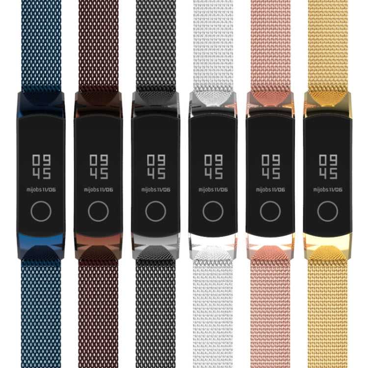 For Honor Band 4 / 5 MIJOBS Milan Stainless Steel Metal Buckle Watch Band(Gold) - free shipping - PMC TechLife - Order now!