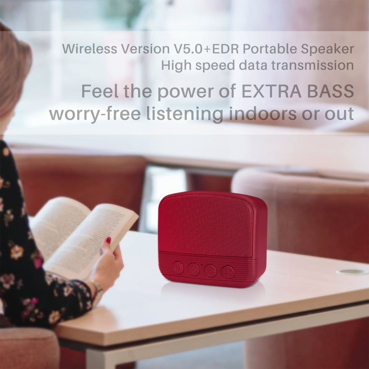 New Rixing NR-101 Mini TWS Bluetooth Speaker(Black) - Desktop Speaker by NewRixing | Online Shopping South Africa | PMC TechLife | Buy Now Pay Later Mobicred