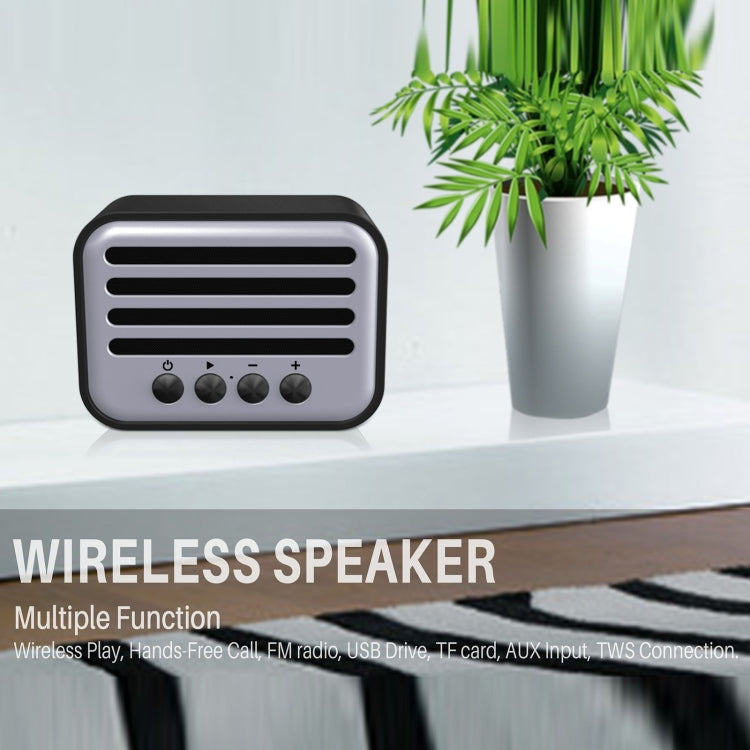 New Rixing NR-102 Mini TWS Bluetooth Speaker(Black) - free shipping - PMC TechLife - Order now!