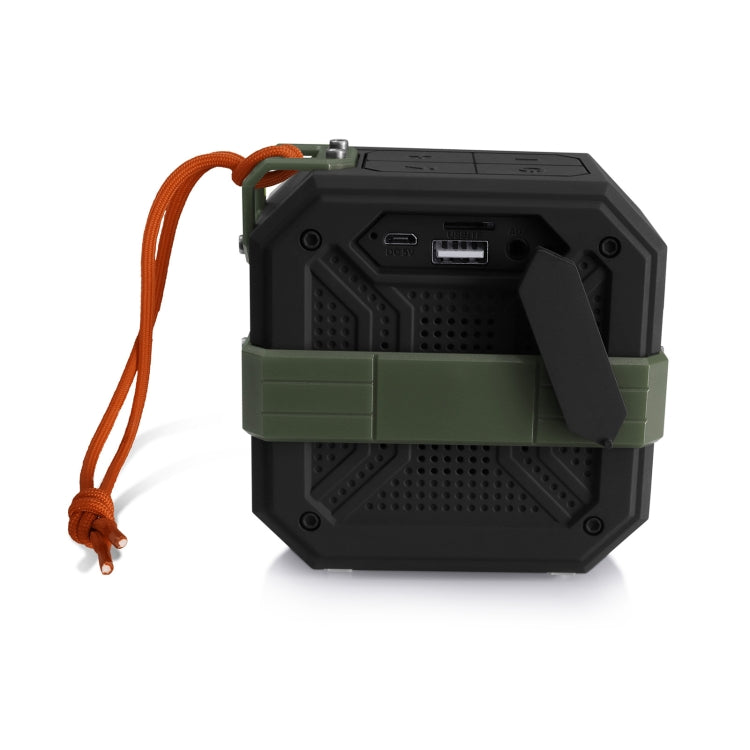 New Rixing NR-103 Mini TWS Bluetooth Speaker with Lanyard(Green) - Desktop Speaker by NewRixing | Online Shopping South Africa | PMC TechLife | Buy Now Pay Later Mobicred