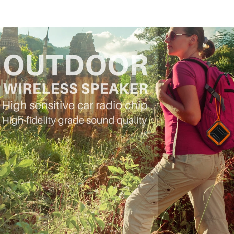 New Rixing NR-103 Mini TWS Bluetooth Speaker with Lanyard(Red) - free shipping - PMC TechLife - Order now!