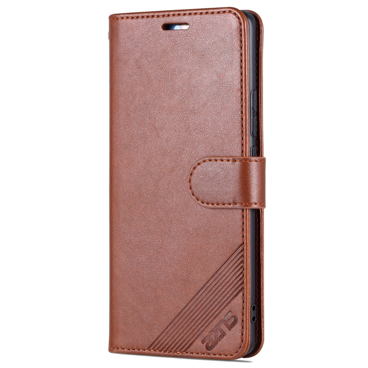 For vivo X70 AZNS Sheepskin Texture Horizontal Flip Leather Case with Holder & Card Slots & Wallet(Brown) - vivo Cases by AZNS | Online Shopping South Africa | PMC TechLife | Buy Now Pay Later Mobicred