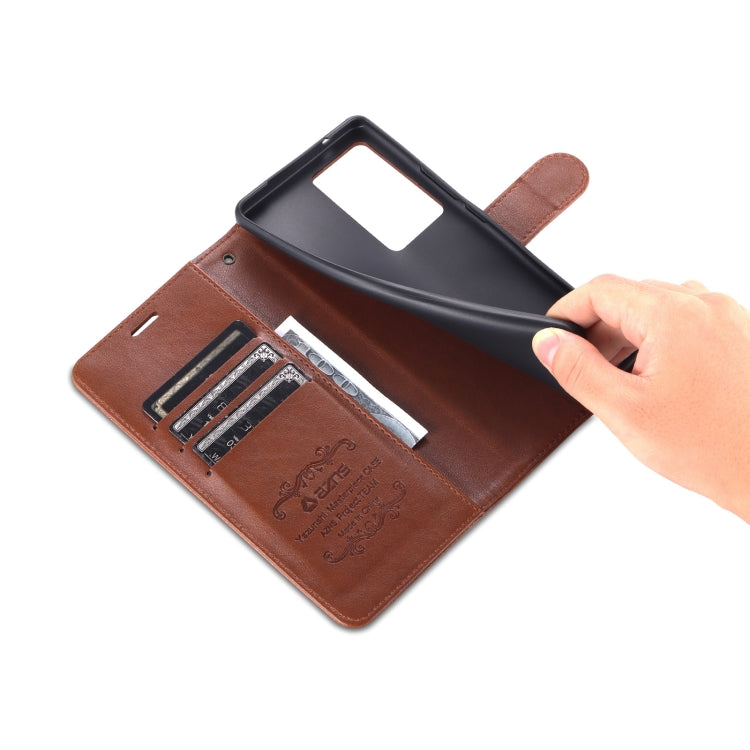 For vivo X70 AZNS Sheepskin Texture Horizontal Flip Leather Case with Holder & Card Slots & Wallet(Brown) - vivo Cases by AZNS | Online Shopping South Africa | PMC TechLife | Buy Now Pay Later Mobicred