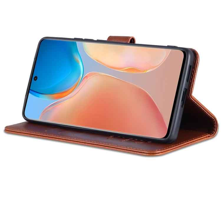 For vivo X70 AZNS Sheepskin Texture Horizontal Flip Leather Case with Holder & Card Slots & Wallet(Brown) - vivo Cases by AZNS | Online Shopping South Africa | PMC TechLife | Buy Now Pay Later Mobicred