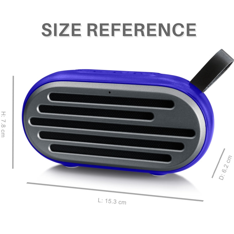 New Rixing NR-105 Mini TWS Metal Bluetooth Speaker Support Hands-free Call / FM(Brown) - Desktop Speaker by NewRixing | Online Shopping South Africa | PMC TechLife | Buy Now Pay Later Mobicred