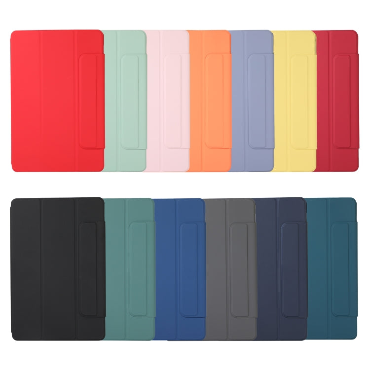 For Xiaomi Pad 5 / Pad 5 Pro Solid Color Magnetic Buckle Horizontal Flip Leather Case with Holder(Black) - free shipping - PMC TechLife - Order now!