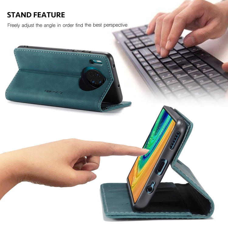 For Huawei Mate 30 4G / 5G CaseMe-013 Multifunctional Horizontal Flip Leather Case with Card Slot & Holder & Wallet(Blue) - Huawei Cases by CaseMe | Online Shopping South Africa | PMC TechLife | Buy Now Pay Later Mobicred