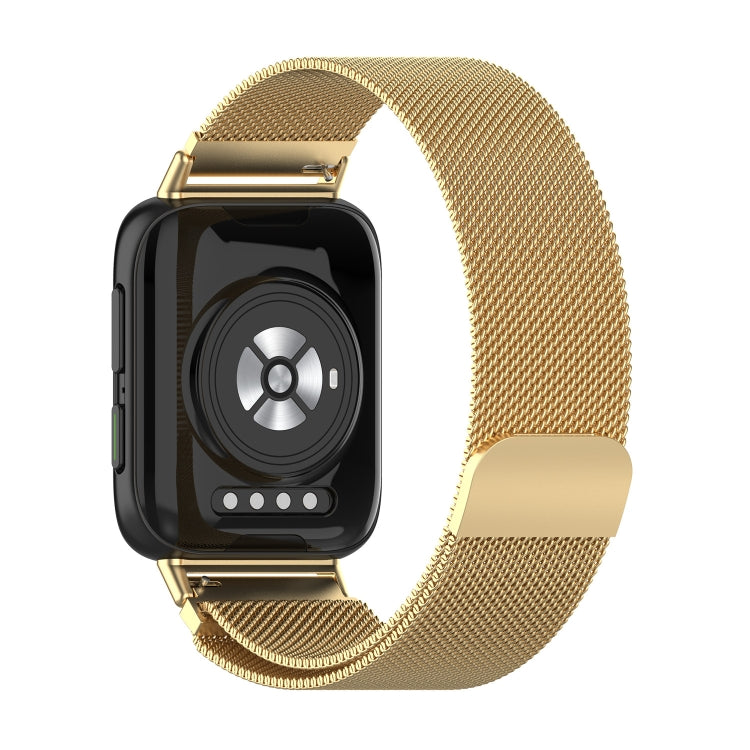 For OPPO Watch 2 42mm Milan Metal Watch Band(Gold) -  by PMC TechLife | Online Shopping South Africa | PMC TechLife | Buy Now Pay Later Mobicred