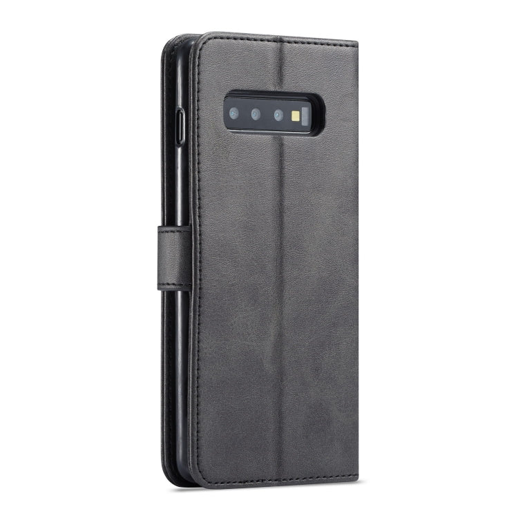 For Galaxy S10 LC.IMEEKE Calf Texture Horizontal Flip Leather Case, with Holder & Card Slots & Wallet(Black) - free shipping - PMC TechLife - Order now!