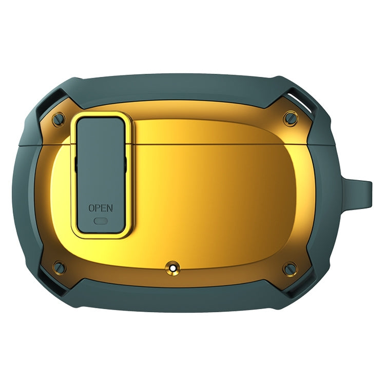 Bumblebee Armor Earphone Protective Case with Switch & Hook For Beats Studio Buds(Green + Yellow) - Other Case by PMC TechLife | Online Shopping South Africa | PMC TechLife