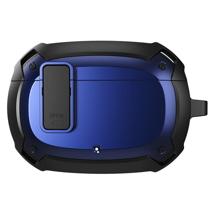 Bumblebee Armor Earphone Protective Case with Switch & Hook For Beats Studio Buds(Black + Blue) - Other Case by PMC TechLife | Online Shopping South Africa | PMC TechLife