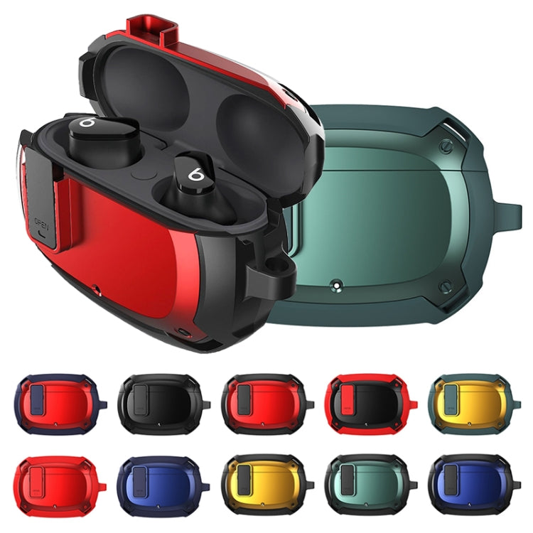 Bumblebee Armor Earphone Protective Case with Switch & Hook For Beats Studio Buds(Green + Yellow) - Other Case by PMC TechLife | Online Shopping South Africa | PMC TechLife