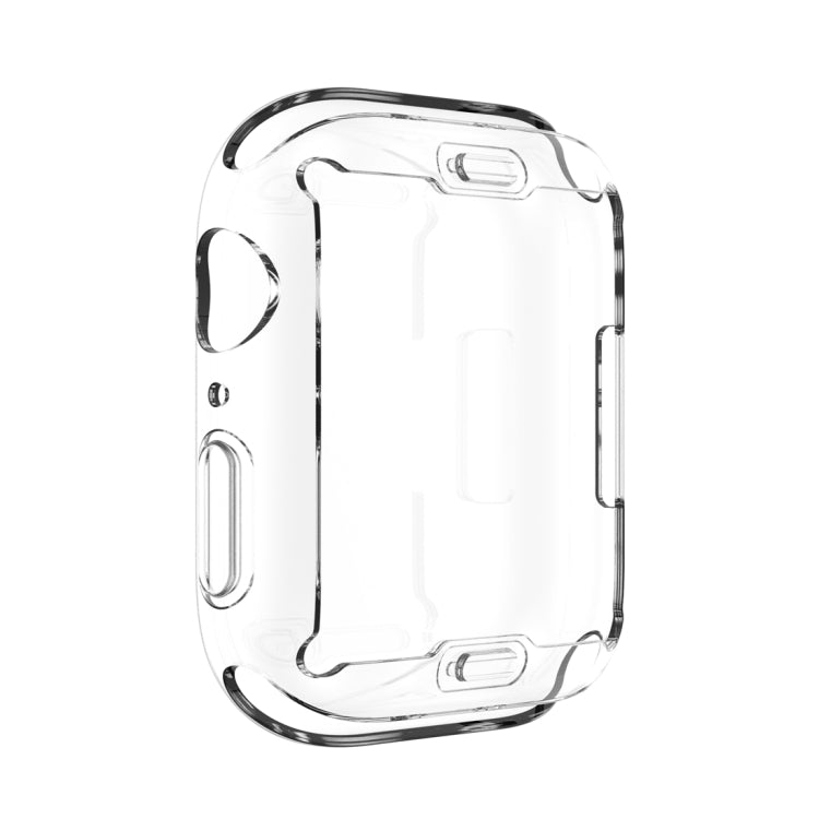 Shockproof TPU All-inclusive Electroplate Protective Case For Apple Watch Series 8 / 7 41mm(Transparent) - Watch Cases by PMC TechLife | Online Shopping South Africa | PMC TechLife | Buy Now Pay Later Mobicred