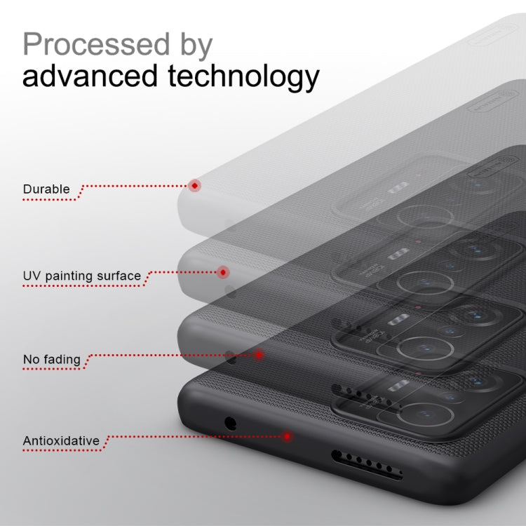 For Xiaomi Mi 11T / 11T Pro NILLKIN Frosted Concave-convex Texture PC Phone Protective Case(Black) - free shipping - PMC TechLife - Order now!