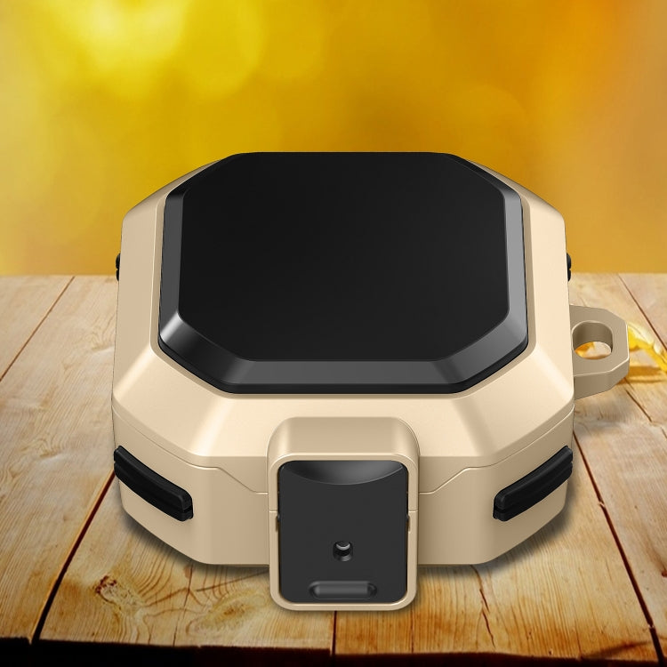 For Samsung Galaxy Buds Live / Buds 2 / Buds Pro / Buds 2 Pro Thunder Battlegear Anti-fall Earphones Protective Case with Switch (Gold) - Samsung Earphone Case by PMC TechLife | Online Shopping South Africa | PMC TechLife
