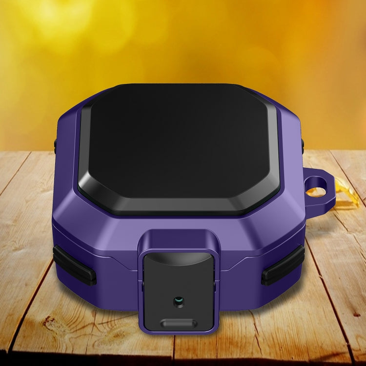 For Samsung Galaxy Buds Live / Buds 2 / Buds Pro / Buds 2 Pro Thunder Battlegear Anti-fall Earphones Protective Case with Switch (Purple) - Samsung Earphone Case by PMC TechLife | Online Shopping South Africa | PMC TechLife