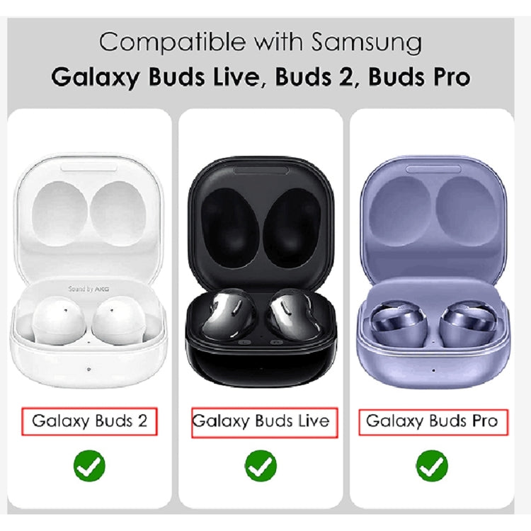 For Samsung Galaxy Buds Live / Buds 2 / Buds Pro / Buds 2 Pro Thunder Battlegear Anti-fall Earphones Protective Case with Switch (White) - Samsung Earphone Case by PMC TechLife | Online Shopping South Africa | PMC TechLife