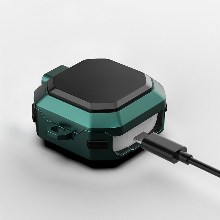 For Samsung Galaxy Buds Live / Buds 2 / Buds Pro / Buds 2 Pro Thunder Battlegear Anti-fall Earphones Protective Case with Switch (Army Green) - Samsung Earphone Case by PMC TechLife | Online Shopping South Africa | PMC TechLife