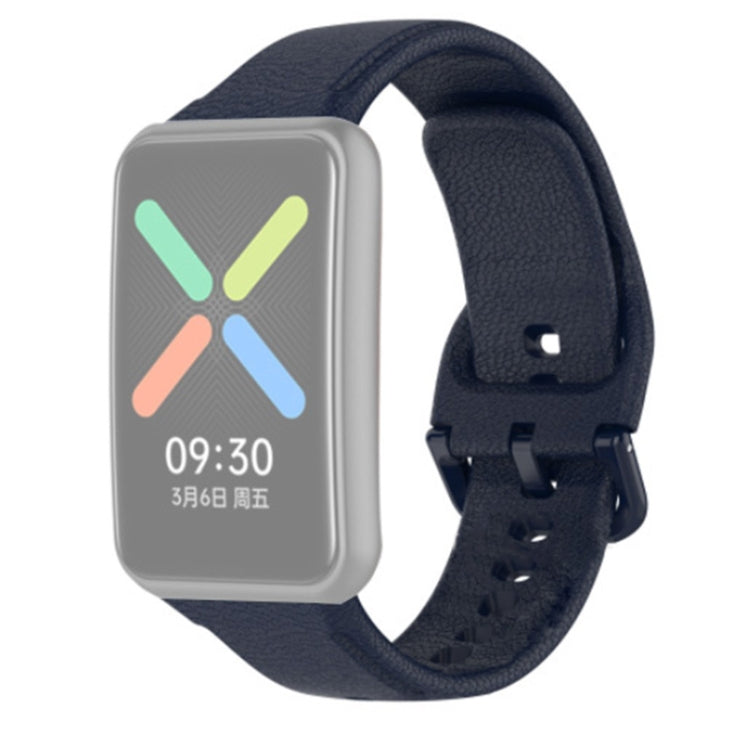 For OPPO Watch Free NFC Version Sport Silicone Watch Band(Ink Blue) - free shipping - PMC TechLife - Order now!