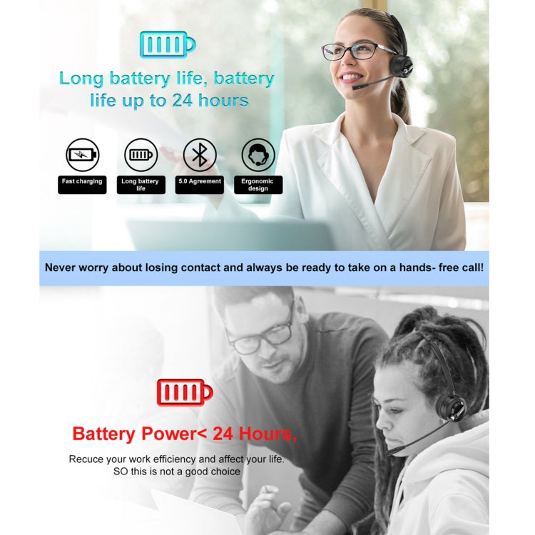 Anivia A8 Bluetooth Telephone Headset with Noise-cancelling Microphone(Black) - free shipping - PMC TechLife - Order now!