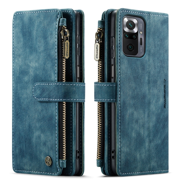 For Xiaomi Redmi Note 10 Pro 4G / Redmi Note 10 Pro Max CaseMe-C30 Multifunctional Horizontal Flip PU + TPU Phone Case(Blue) - Xiaomi Cases by CaseMe | Online Shopping South Africa | PMC TechLife | Buy Now Pay Later Mobicred