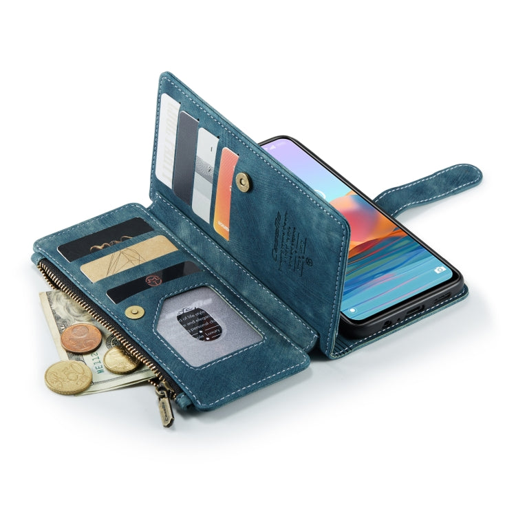 For Xiaomi Redmi Note 10 Pro 4G / Redmi Note 10 Pro Max CaseMe-C30 Multifunctional Horizontal Flip PU + TPU Phone Case(Blue) - Xiaomi Cases by CaseMe | Online Shopping South Africa | PMC TechLife | Buy Now Pay Later Mobicred