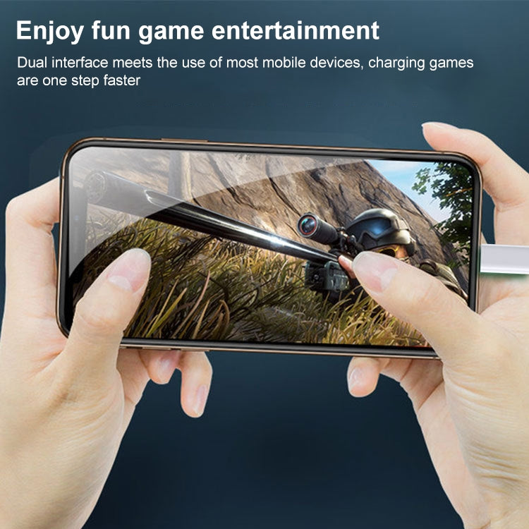 20W PD USB-C / Type-C to 8 Pin Data Cable, Cable Length: 1m(Yellow) - 2 in 1 Cable by PMC TechLife | Online Shopping South Africa | PMC TechLife