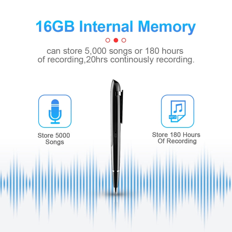 Q9 AI Intelligent High-definition Noise Reduction Conference Recording Pen Voice Control Recorder, Capacity:4GB(Black) - free shipping - PMC TechLife - Order now!