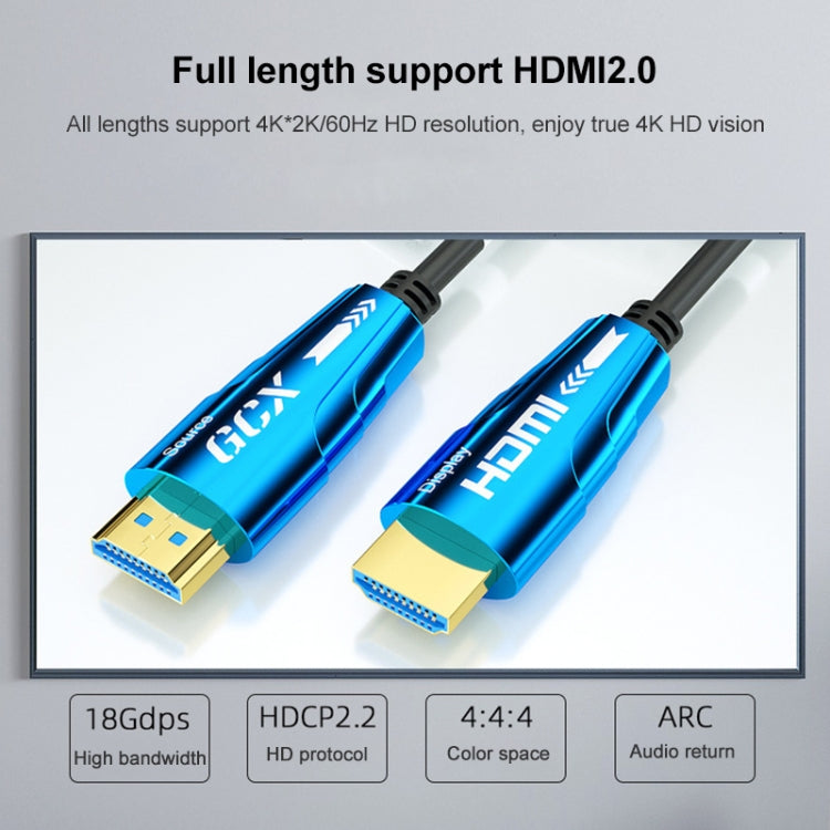 HDMI 2.0 Male to HDMI 2.0 Male 4K HD Active Optical Cable, Cable Length:20m - Audio Optical Cables by PMC TechLife | Online Shopping South Africa | PMC TechLife