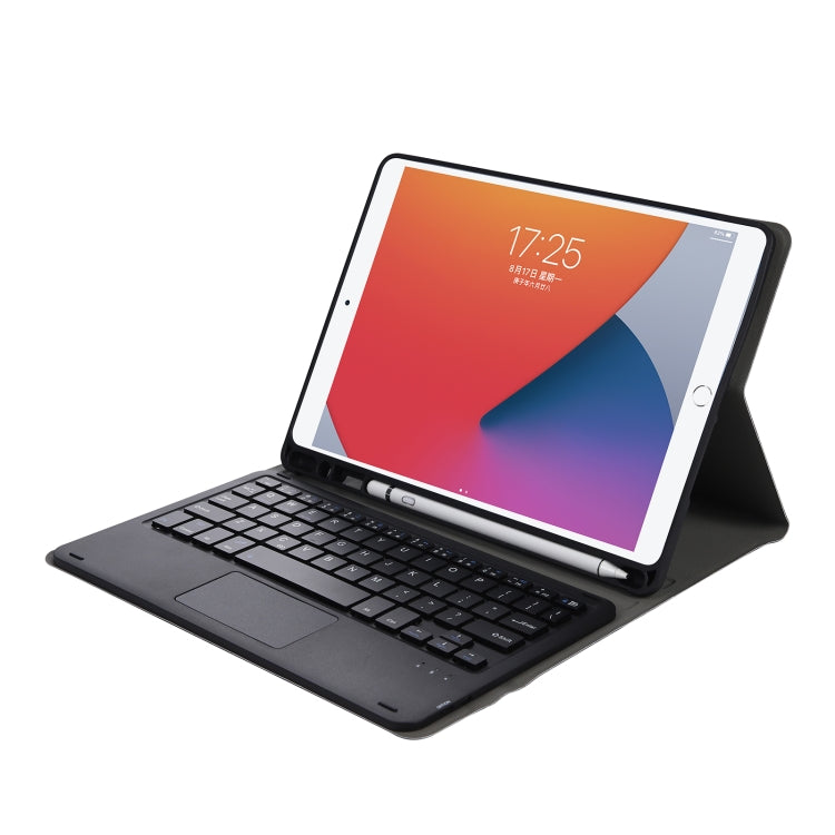 A11B-A Lambskin Texture Square Keycap Bluetooth Keyboard Leather Case with Touch Control For iPad Air 5 / 4 2020 10.9 / Pro 11 inch 2021 & 2020 & 2018(Blue) - Universal by PMC TechLife | Online Shopping South Africa | PMC TechLife | Buy Now Pay Later Mobicred