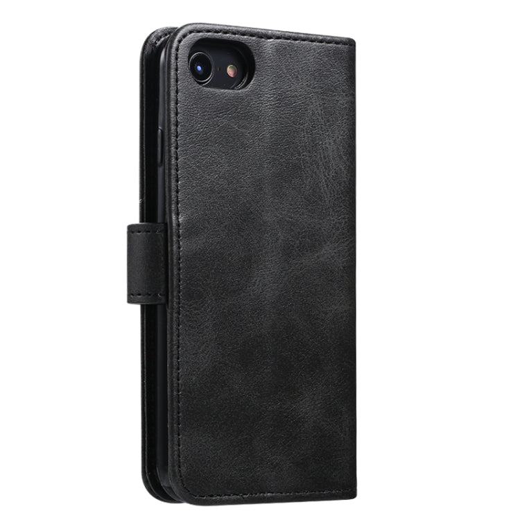 For iPhone 8  / 7 GUSSIM Magnetic Horizontal Flip Leather Case with Holder & Card Slots & & Wallet(Black) - free shipping - PMC TechLife - Order now!