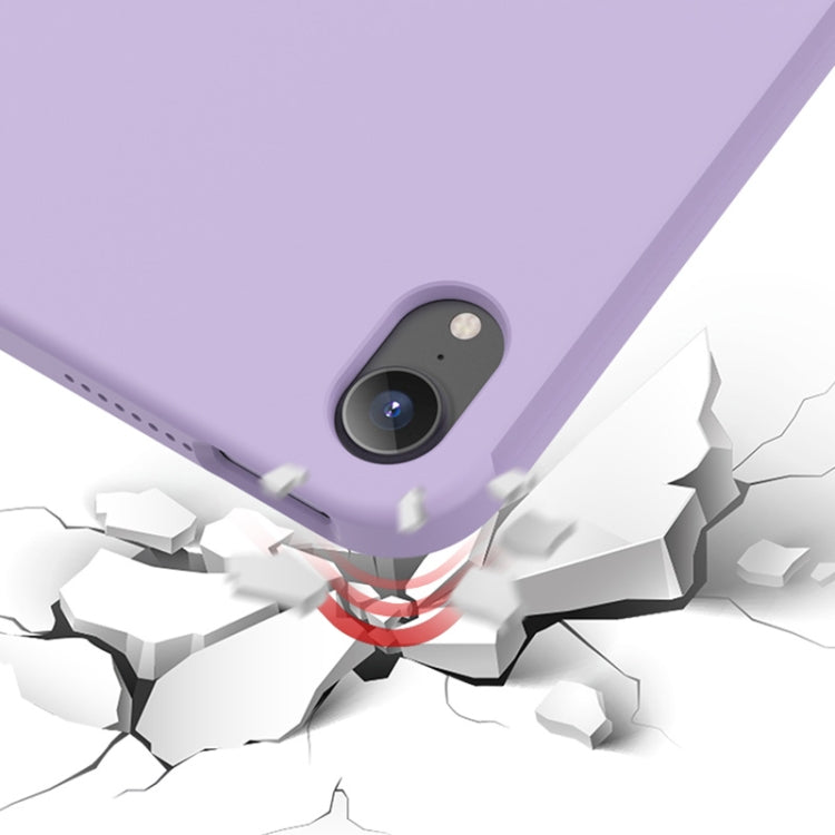 For iPad mini 2024 / mini 6 Mutural Silicone Microfiber Tablet Case(Black) - iPad mini 6 Cases by Mutural | Online Shopping South Africa | PMC TechLife | Buy Now Pay Later Mobicred