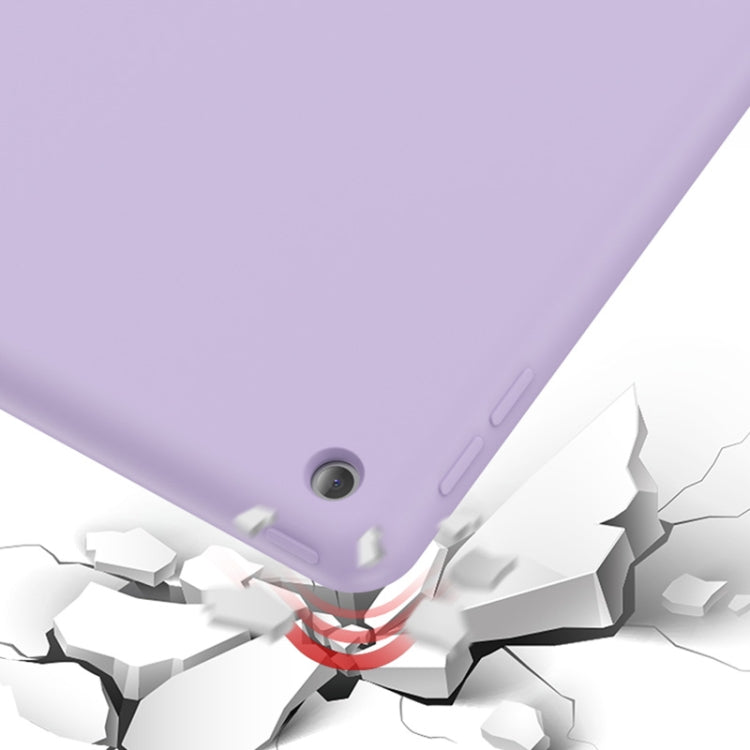 For iPad 10.2 2021 / 2020 / 2019 Mutural Silicone Microfiber Tablet Case(Sky Blue) - iPad 10.2 Cases by Mutural | Online Shopping South Africa | PMC TechLife | Buy Now Pay Later Mobicred