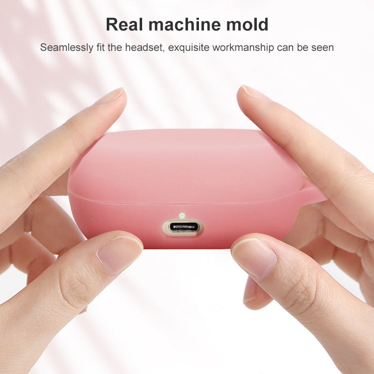 For Jabra Elite 7 Pro Silicone Earphone Protective Case with Hook(Pink) - free shipping - PMC TechLife - Order now!