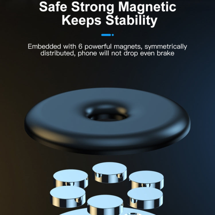 F-389 Car 360 Degree Rotation Magnetic Holder(Black) - Car Holders by PMC TechLife | Online Shopping South Africa | PMC TechLife