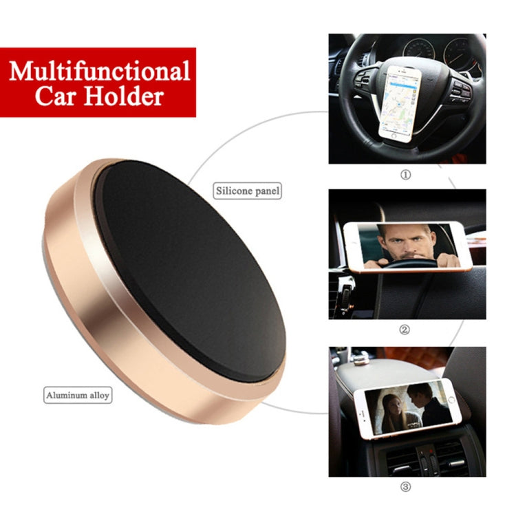 A8 Car Magnetic Phone Holder(Gold) - Car Holders by PMC TechLife | Online Shopping South Africa | PMC TechLife