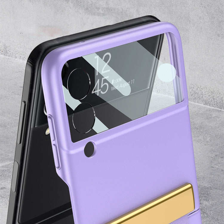 For Samsung Galaxy Z Flip3 5G GKK Ultra-thin Full Coverage Phone Case with Wristband(Green) - Galaxy Phone Cases by GKK | Online Shopping South Africa | PMC TechLife | Buy Now Pay Later Mobicred