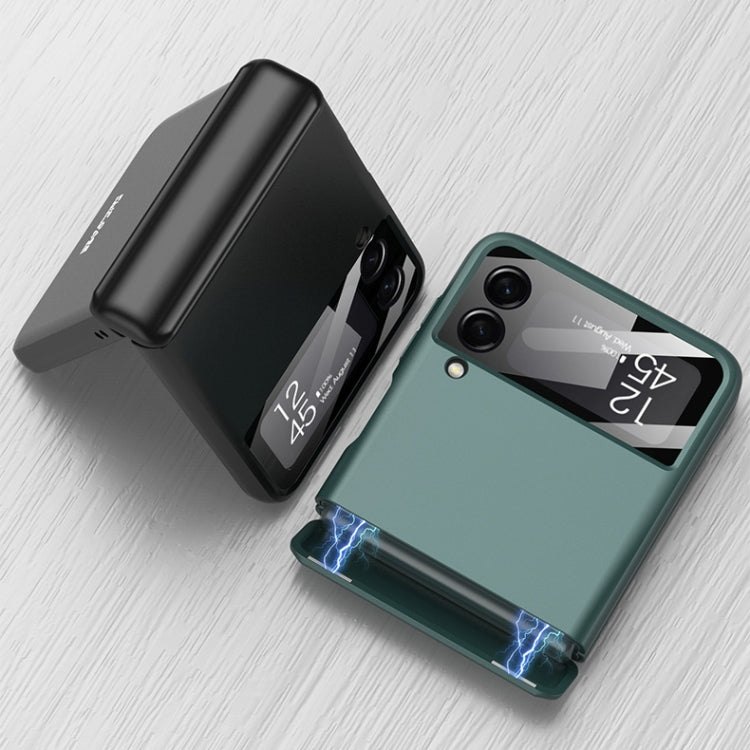 For Samsung Galaxy Z Flip3 5G GKK Magnetic Hinge Full Coverage Phone Case(Black) - free shipping - PMC TechLife - Order now!
