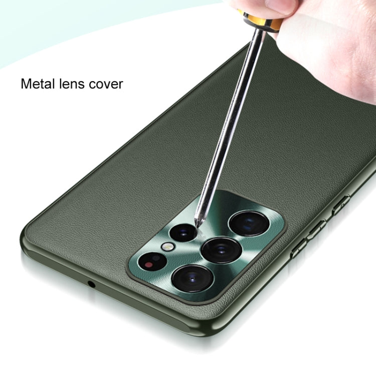 For Samsung Galaxy S22 5G Plain Skin Leather Phone Case(Black) - free shipping - PMC TechLife - Order now!