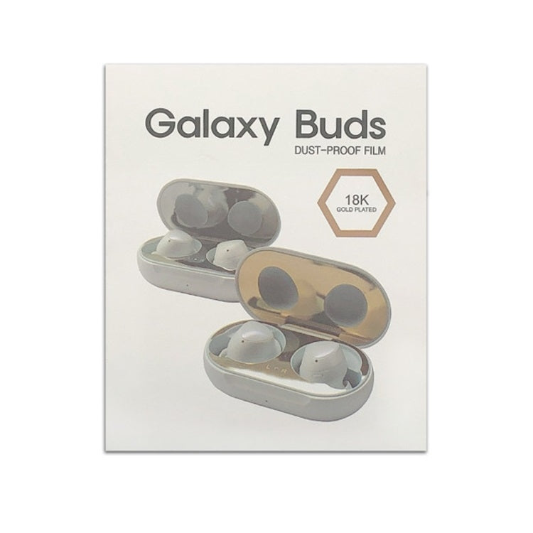 For Galaxy Buds Wireless Bluetooth Earphone Metal Protective Sticker(Black) - Protective Sticker by PMC TechLife | Online Shopping South Africa | PMC TechLife