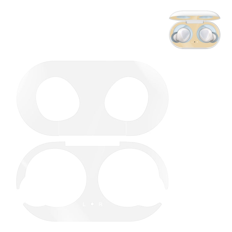 For Galaxy Buds Wireless Bluetooth Earphone Metal Protective Sticker(White) - Protective Sticker by PMC TechLife | Online Shopping South Africa | PMC TechLife